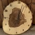 Wyoming Green Ash Tree Slab Wall Clock
